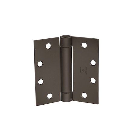 Mckinney Hinges McKinney 4inx4in Square Corner Steel Single Acting Standard Weight Full Mortise Spring Hinge # 1502410B